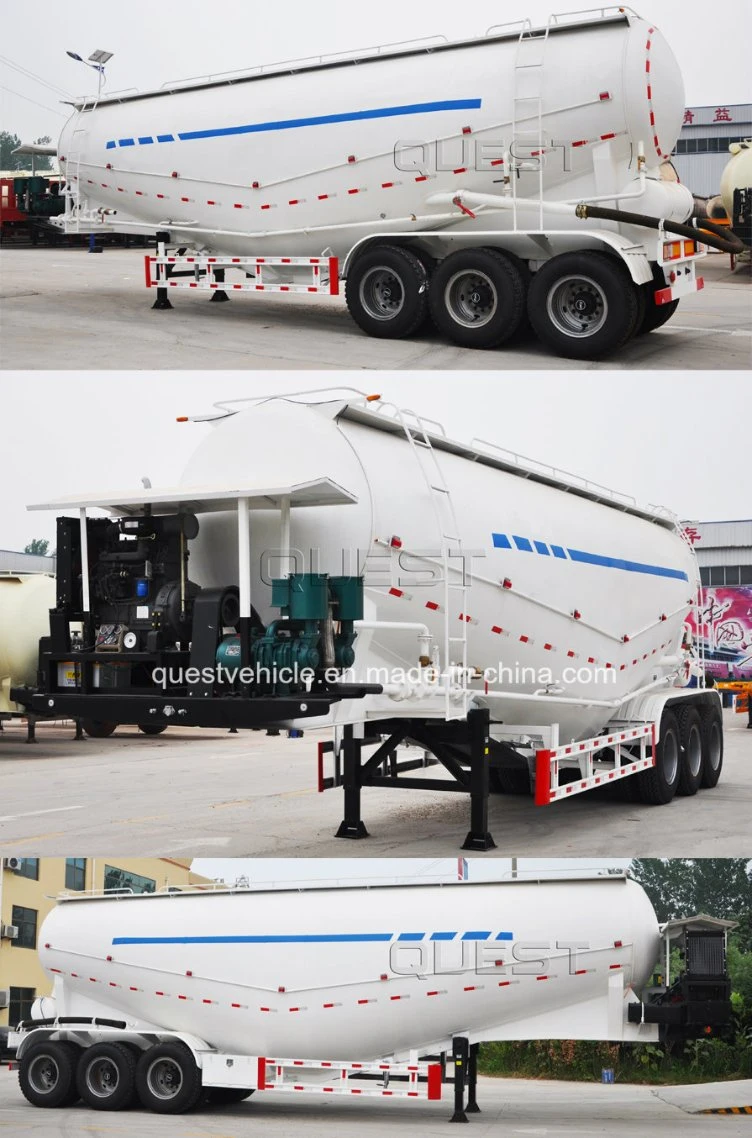 China Supplier Quest 35 Cbm Food Tanker Semi Trailer/ Bulk Cement Trailer/ Tanker Semi Trailer/Tanker Trailer/Cement Tanker/Food Tanker for Sale